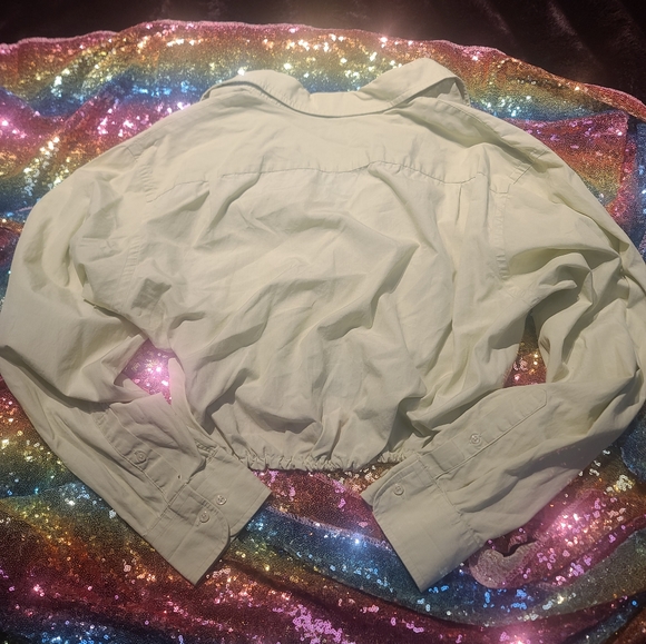 J. Crew Cropped button-down long sleeve. Cowgirl style Size Large - Picture 5 of 5